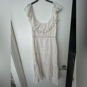 LoveShackFancy Faustine dress in White